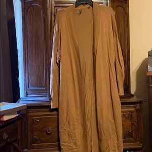 Cute gold long cardigan